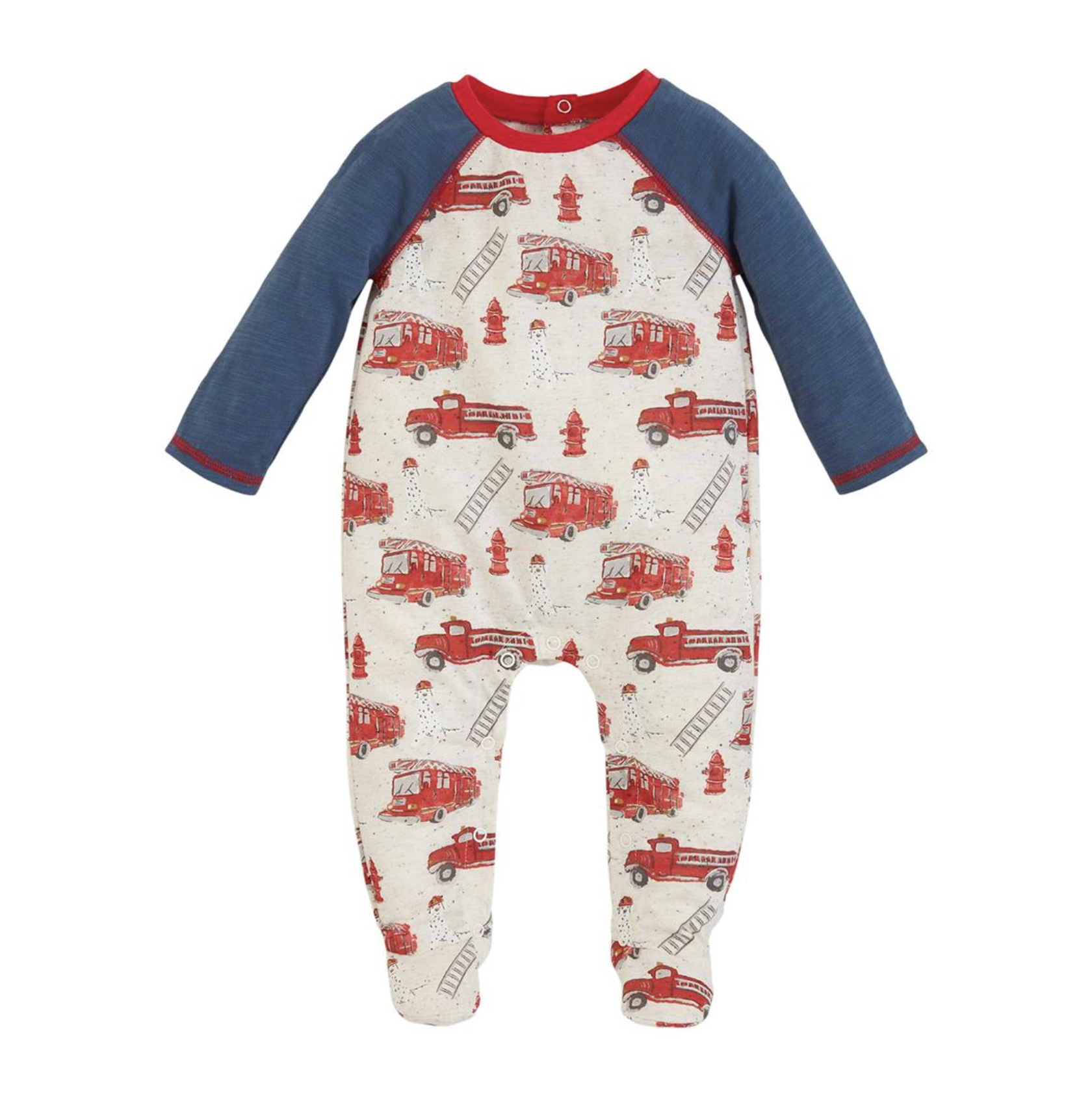 MUD PIE FIRETRUCK SLEEPER 3-6 MONTHS