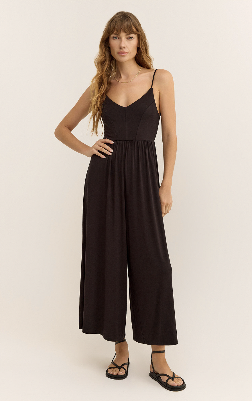 Z SUPPLY ROZ JUMPSUIT-BLACK