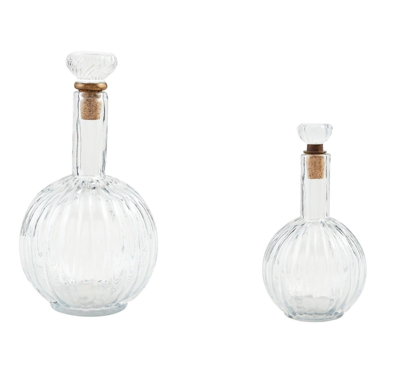 MUD PIE DOOR KNOB DECANTERS