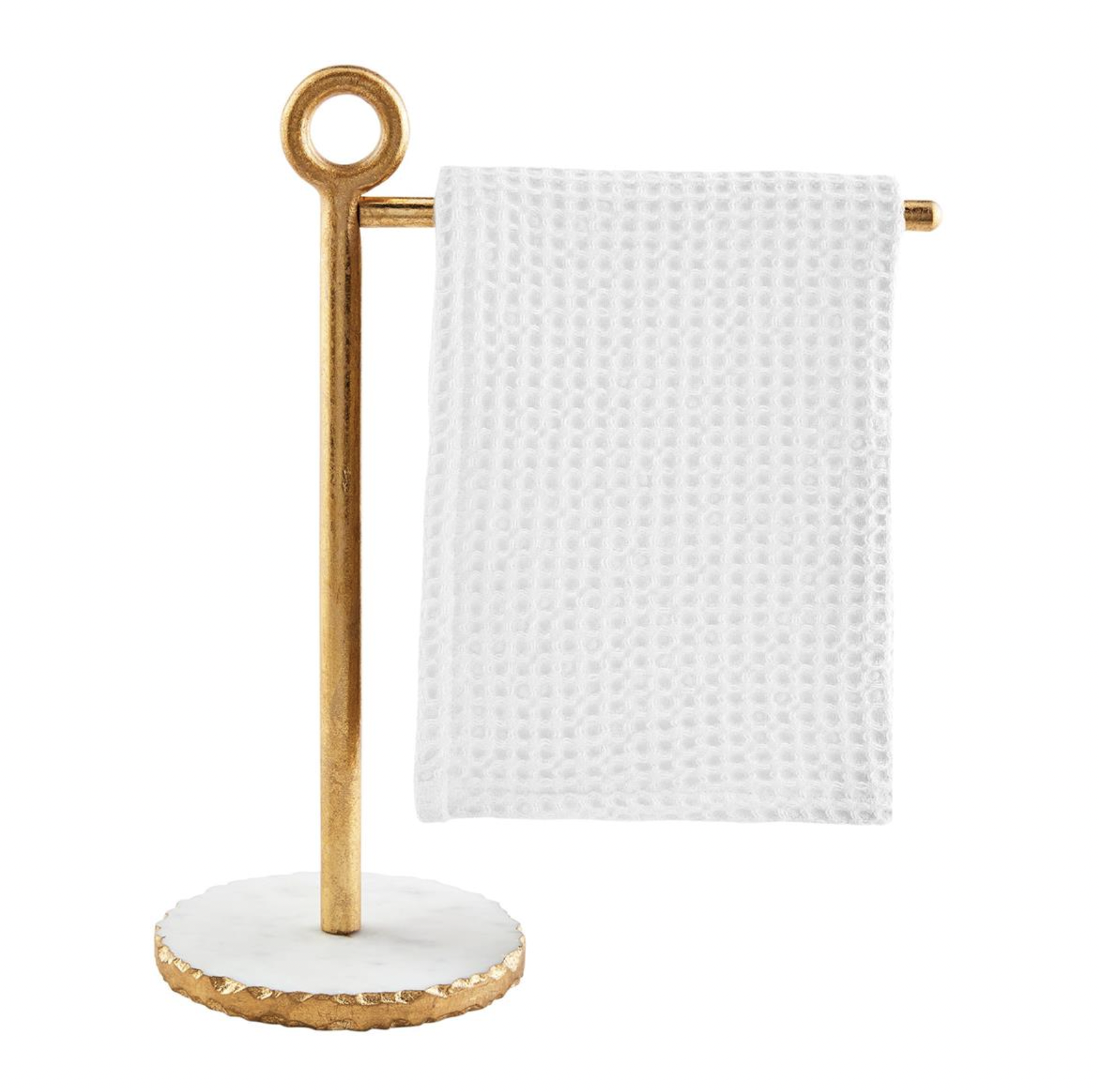 MUD PIE GOLD TOWEL STAND