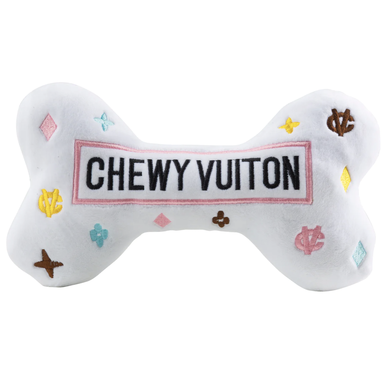 HAUTE DIGGITY DOG BLACK MONOGRAM CHEWY VUITON BONE