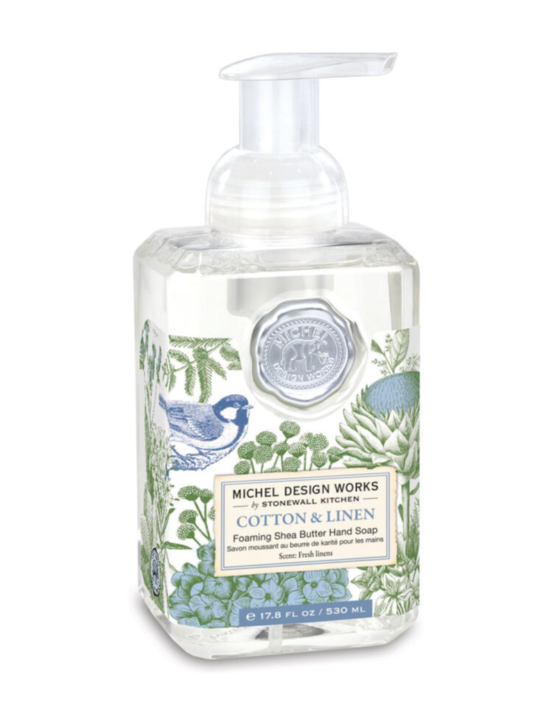 MICHEL DESIGN WORKS COTTON & LINEN FOAMING SOAP