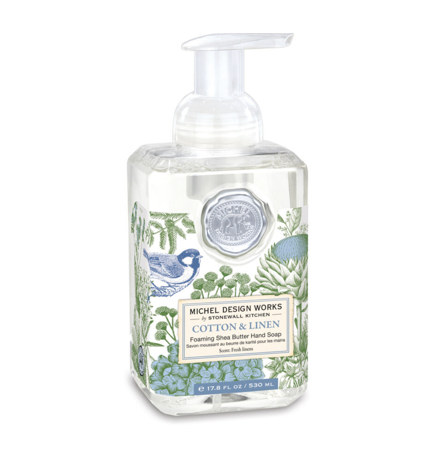 MICHEL DESIGN WORKS COTTON & LINEN FOAMING SOAP