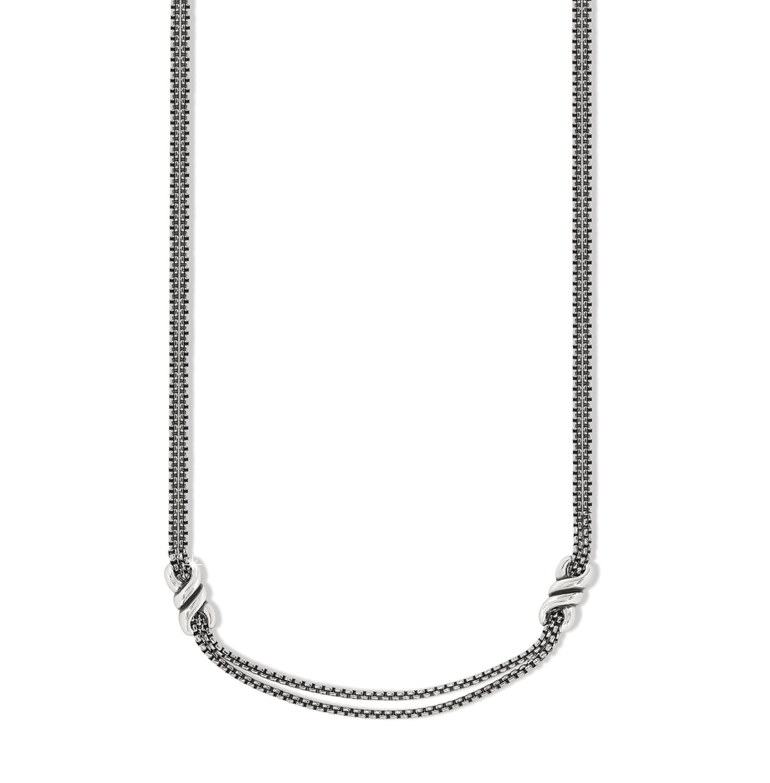 BRIGHTON Interlok Twist Double Necklace