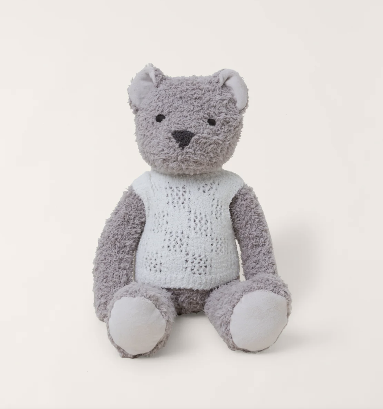 BAREFOOT DREAMS COZYCHIC BEAR BUDDIE W/VEST TAUPE-CREAM  TAUPE-CREAM