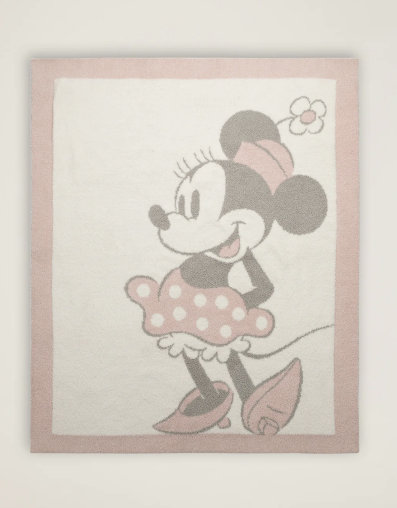 BAREFOOT DREAMS CozyChic® Vintage Disney Minnie Mouse Baby Blanket