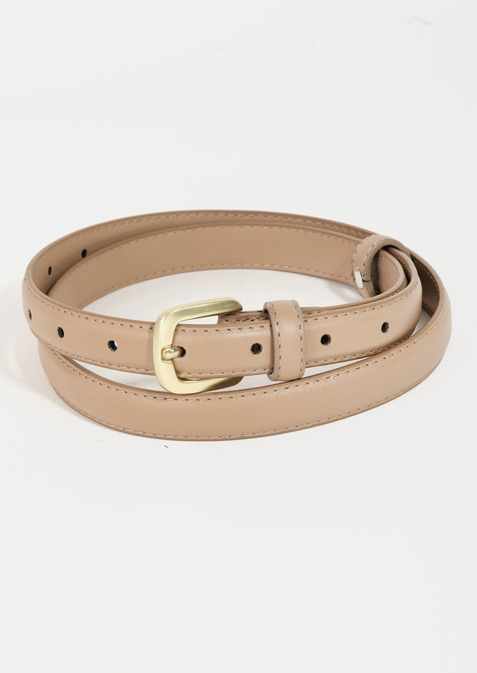 FAME ACCESSORIES RONIN THIN FAUX LEATHER BELT