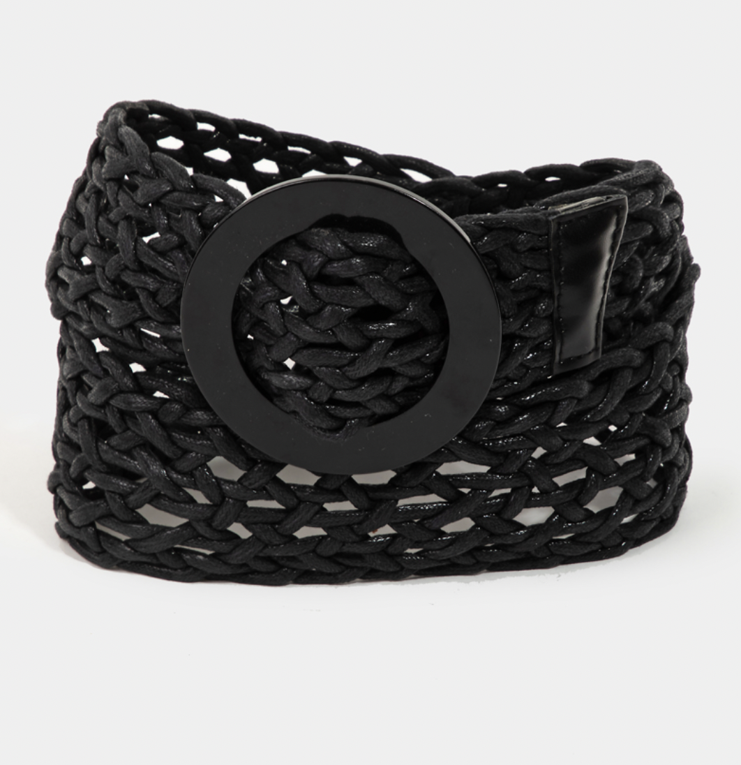 FAME ACCESSORIES REESE WOVEN BELT
