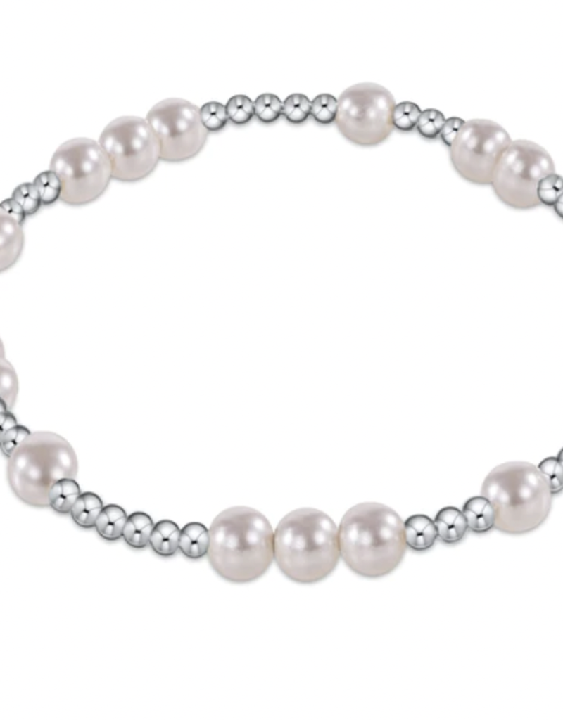 ENEWTON Hope Unwritten Sterling 5mm Bead Bracelet - Pearl