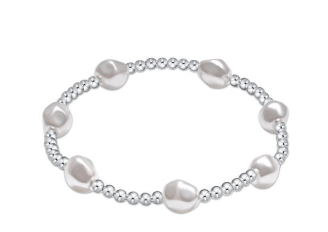 ENEWTON Admire Sterling 3mm Bead Bracelet - Pearl