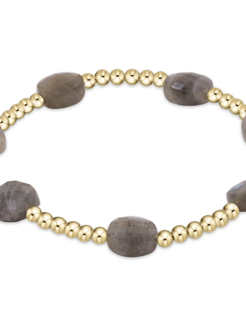 ENEWTON EXTENDS ADMIRE GOLD 3MM BEAD BRACELET-LABRADORITE