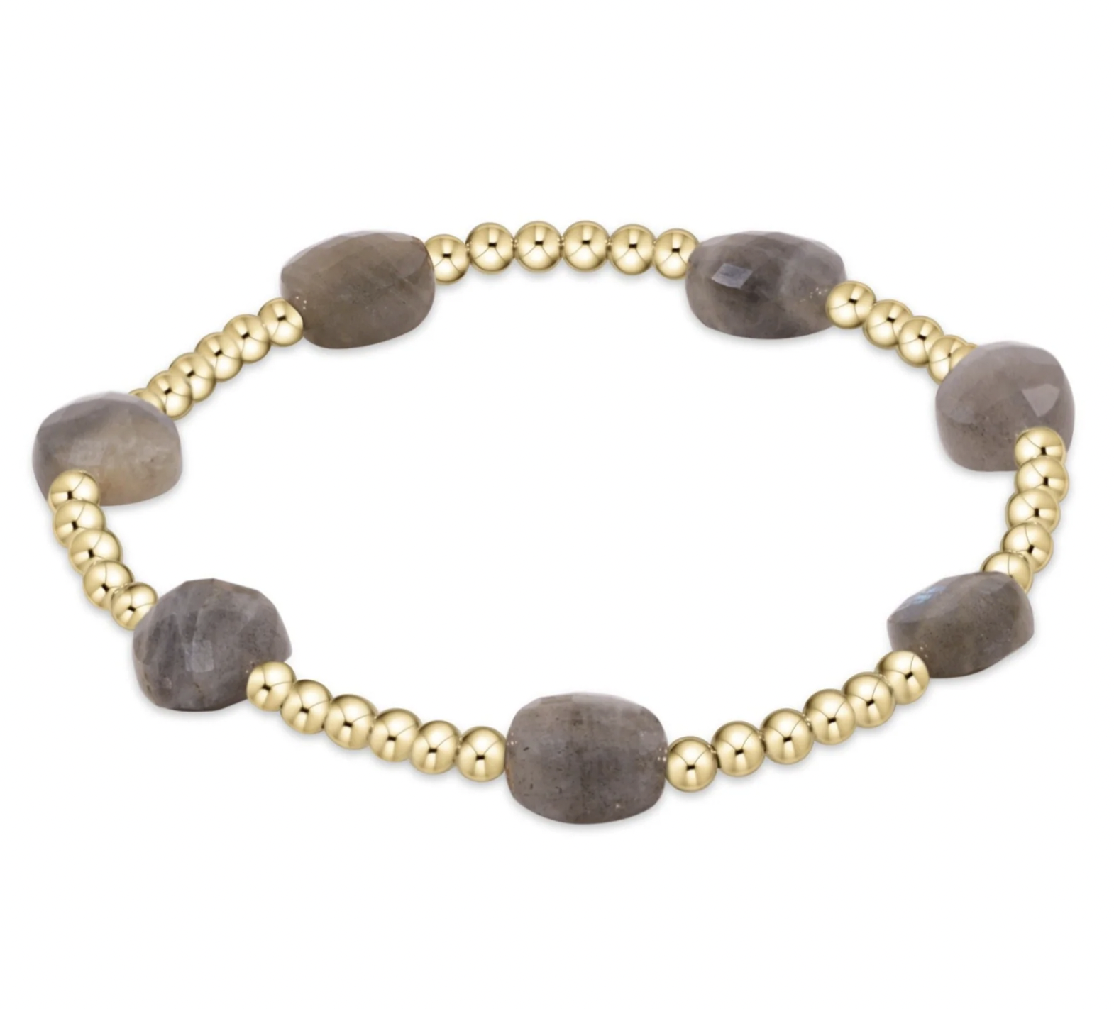 ENEWTON EXTENDS ADMIRE GOLD 3MM BEAD BRACELET-LABRADORITE