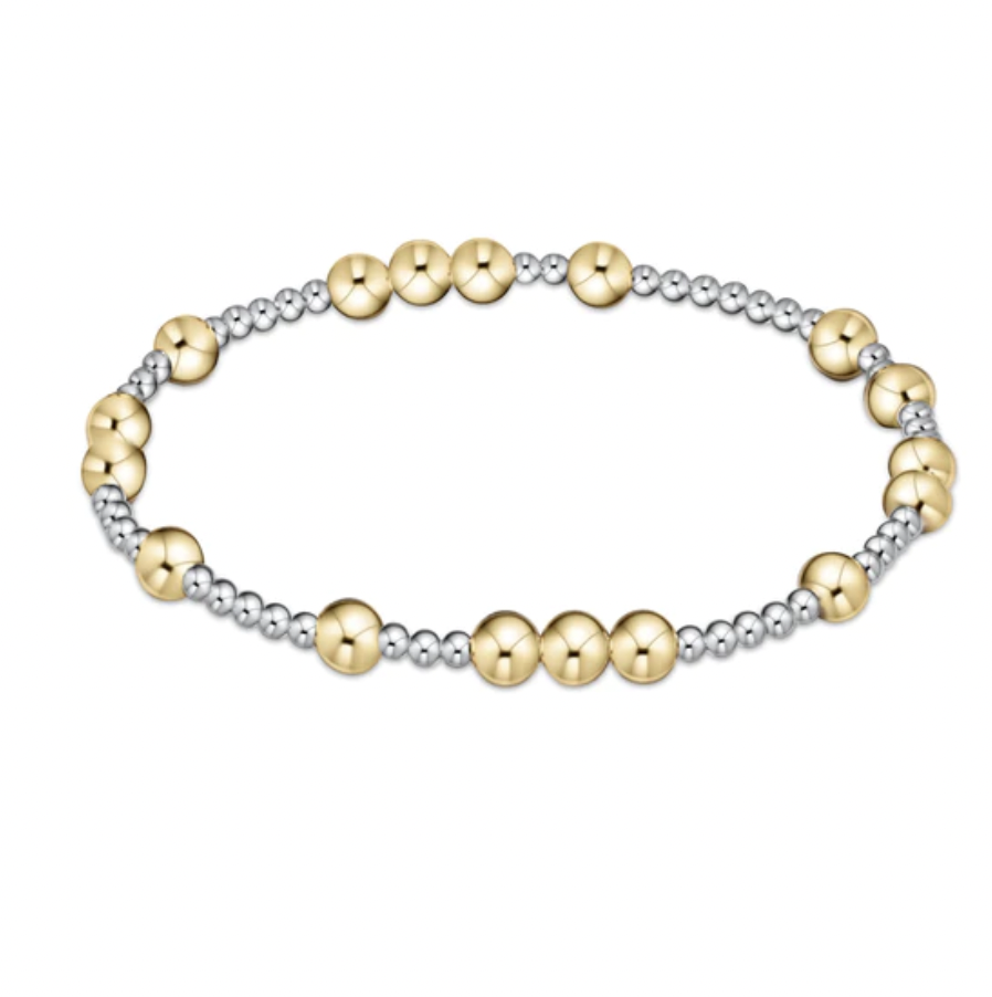 ENEWTON EXTENDS HOPE UNWRITTEN 5MM BEAD BRACELET - MIXED METAL