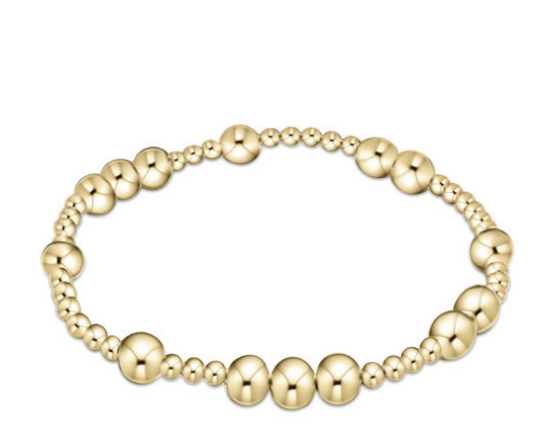 ENEWTON EXTENDS HOPE UNWRITTEN 6MM BEAD BRACELET-GOLD