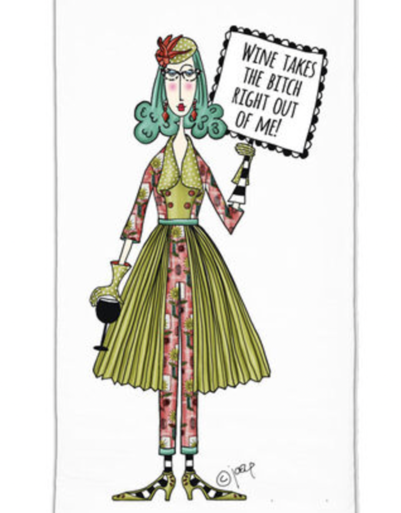 CJ BELLA CO WINE TAKES TOWEL