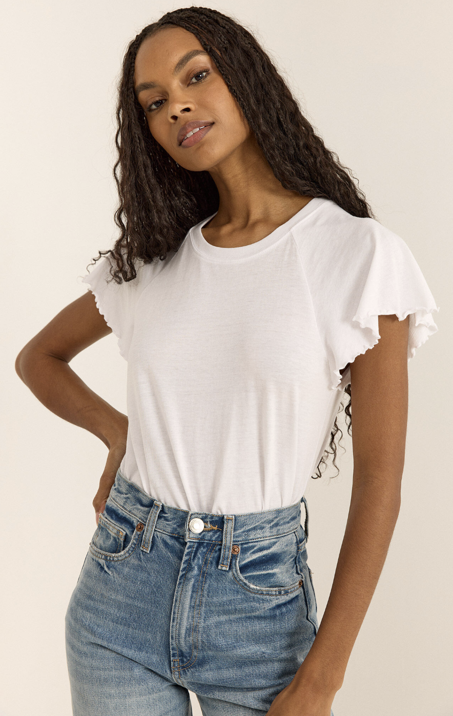 Z SUPPLY ABBY FLUTTER TEE - Urbane South