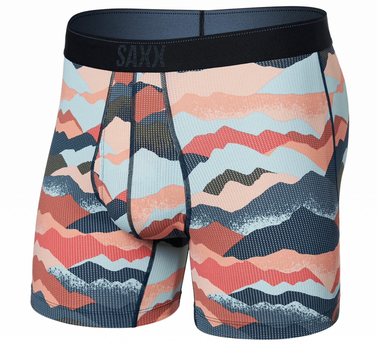 SAXX QUEST QUICK DRY MESH-MOUNTAIN ABSTRACT