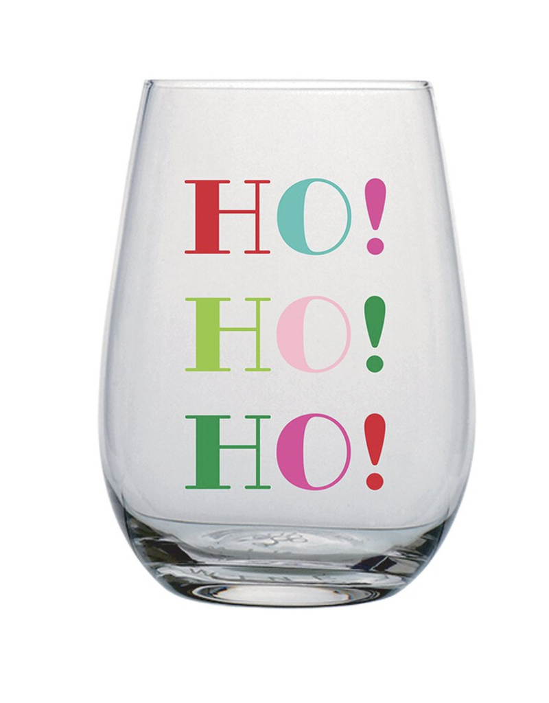 slant collections JUMBO WINE GLASS-HO HO HO