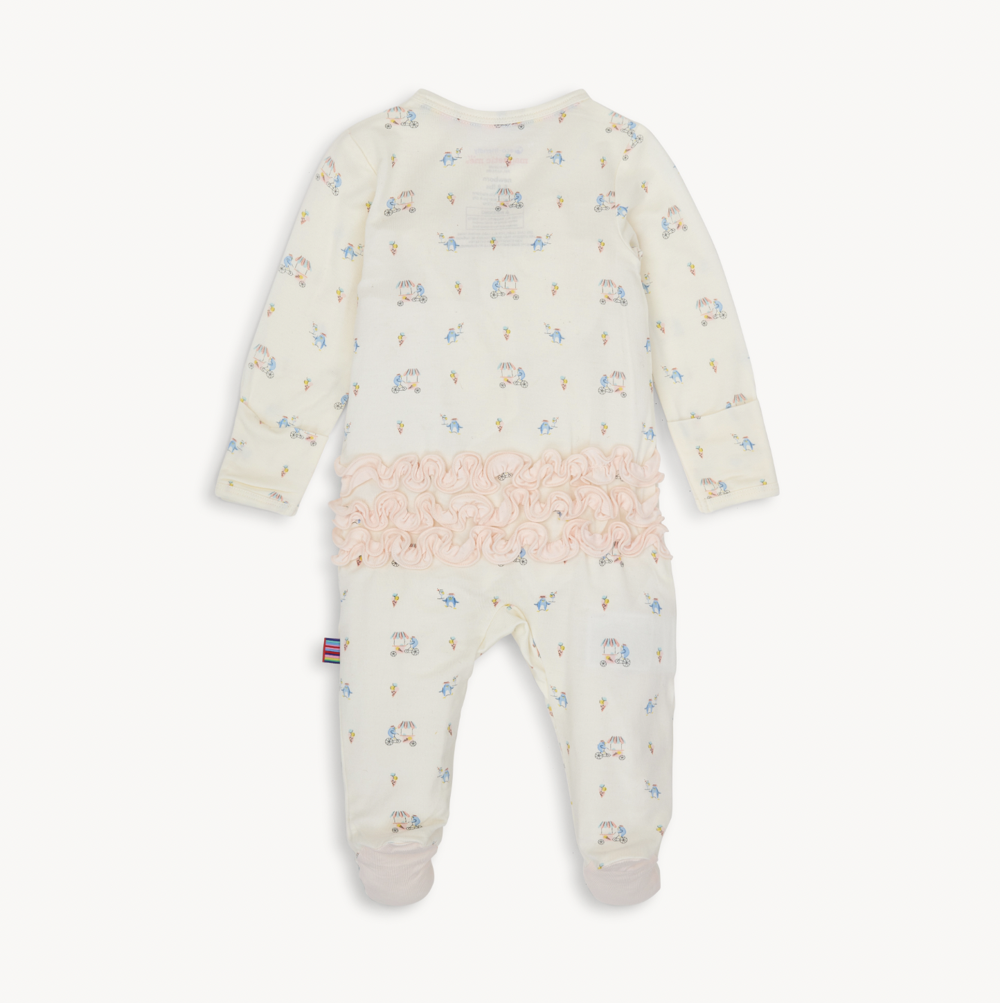 MAGNETIC ME Penguin Pints Modal Footie W/ Ruffle MAGNETIC ME Penguin Pints Modal Footie W/ Ruffle