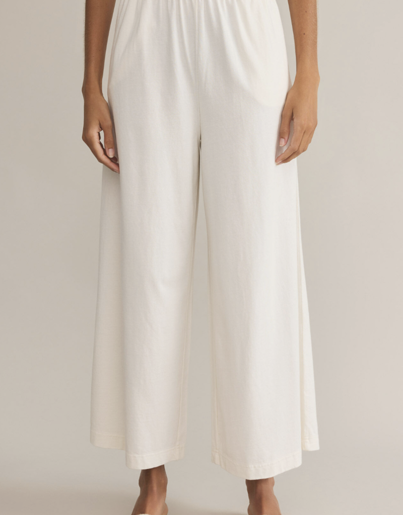 Z SUPPLY SCOUT JERSEY FLARE PANT-SEA SALT