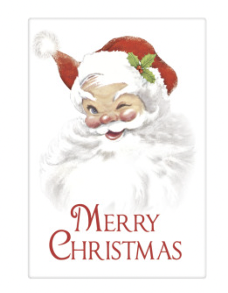 SANTA WINKING TOWEL
