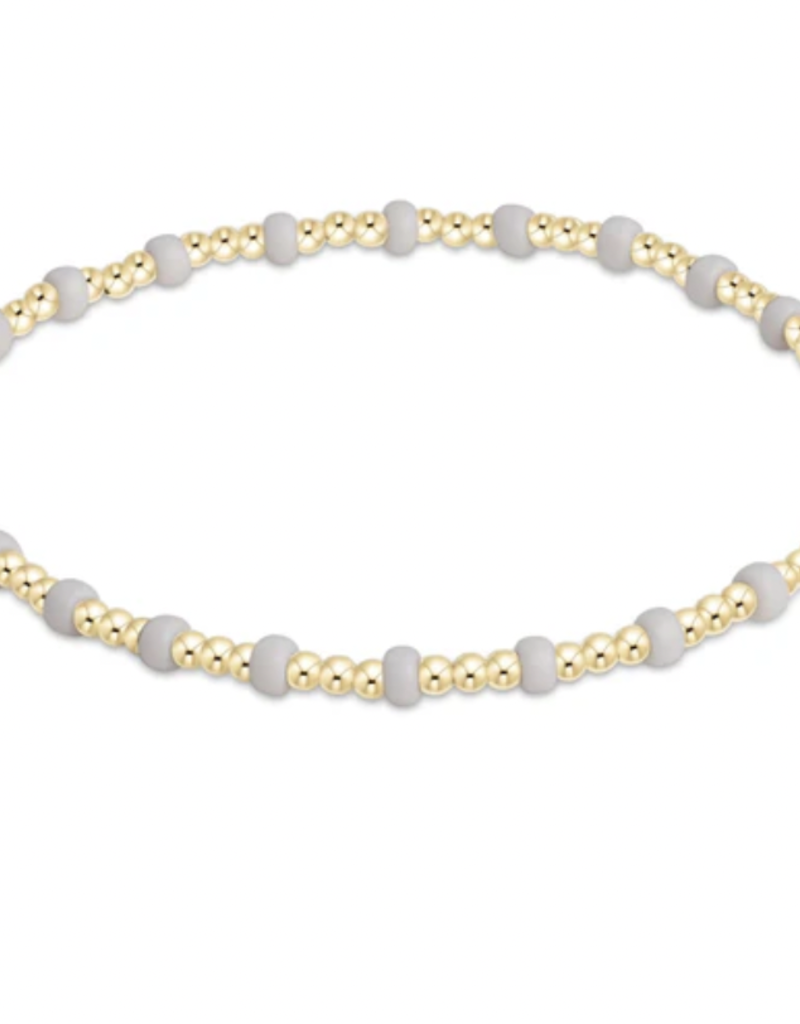 ENEWTON Gameday Hope Gold Sincerity Bracelet - White