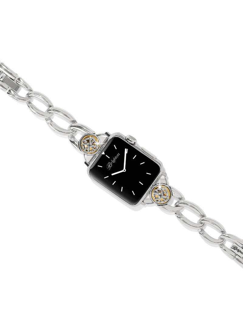 BRIGHTON INTERLOK NOIR TWO TONE WATCH BAND FOR APPLE WATCH