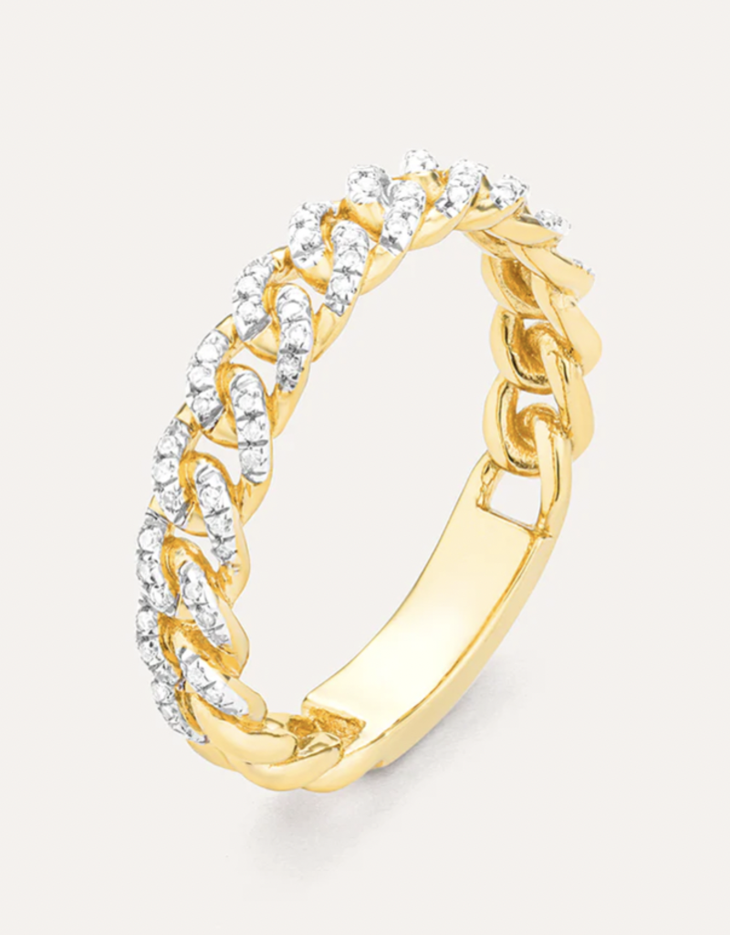 ELLA STEIN MINI LINK STACKABLE RING