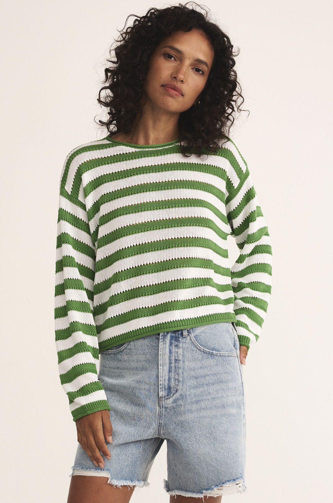 Z SUPPLY PRADO STRIPE SWEATER Z SUPPLY PRADO STRIPE SWEATER