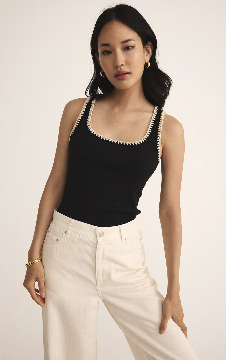 Z SUPPLY JAIDYNN RIB TANK Z SUPPLY JAIDYNN RIB TANK