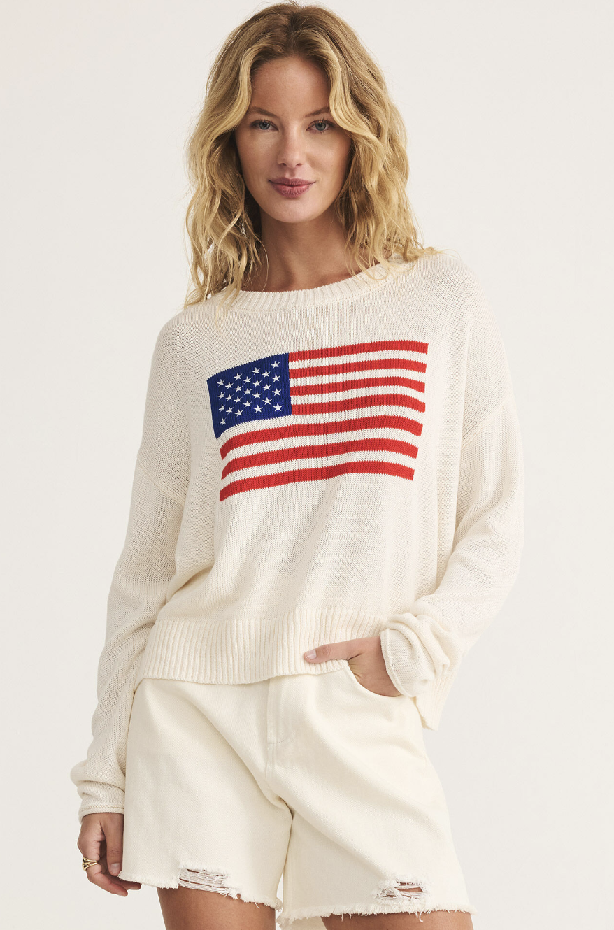 Z SUPPLY SIENNA PATRIOT SWEATER Z SUPPLY SIENNA PATRIOT SWEATER