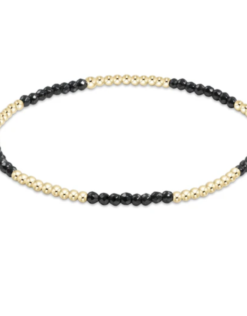 ENEWTON Blissful Pattern 2mm Bead Bracelet - Faceted Hematite