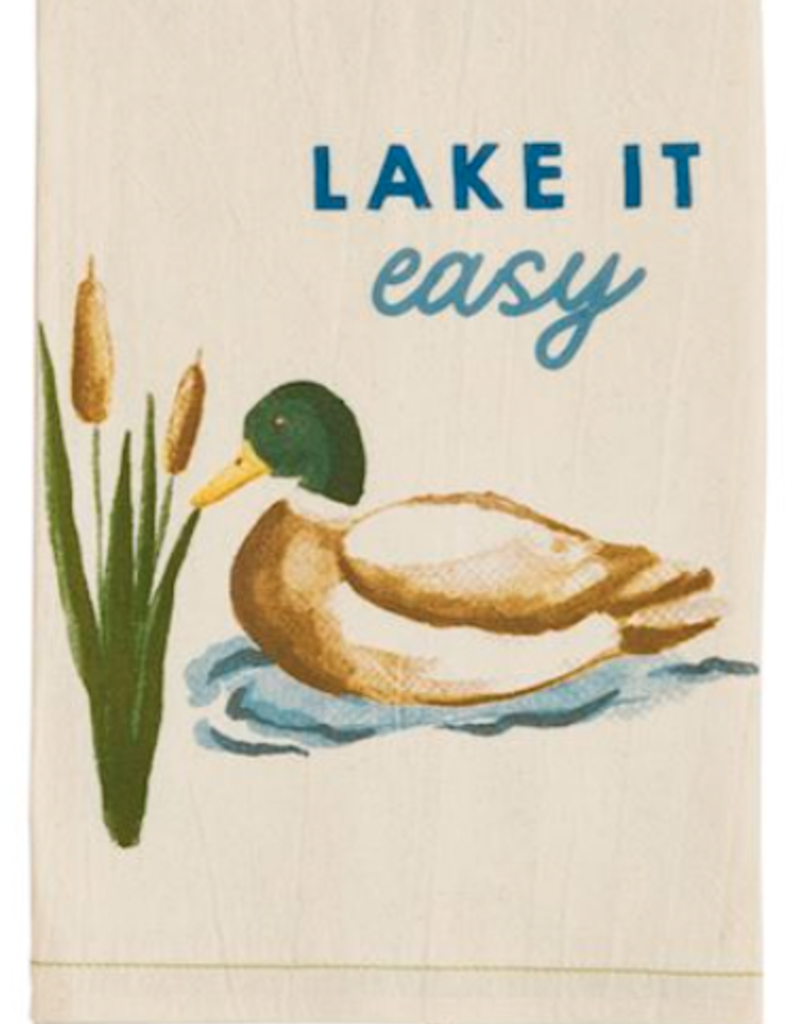 MUD PIE LAKE WATERCOLOR TOWELS