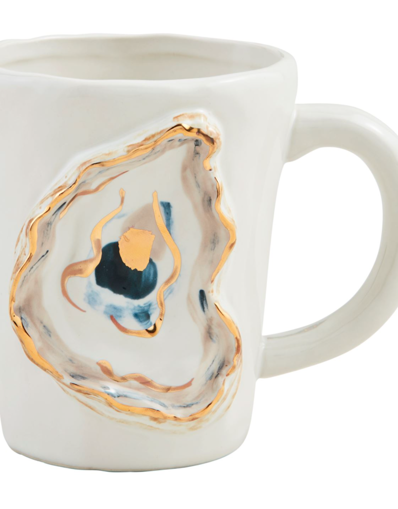 MUD PIE OYSTER SHELL MUG