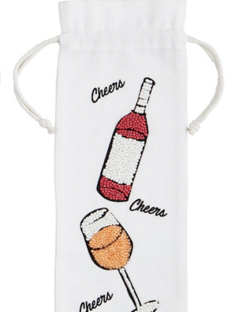 MUD PIE BEADED WINE BAGS