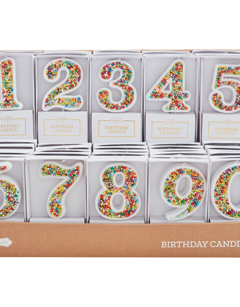 MUD PIE NUMBER BIRTHDAY CANDLES