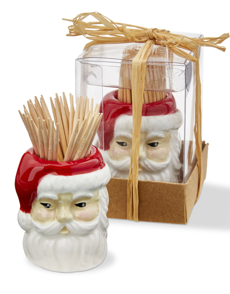 TAG vintage santa toothpick holder