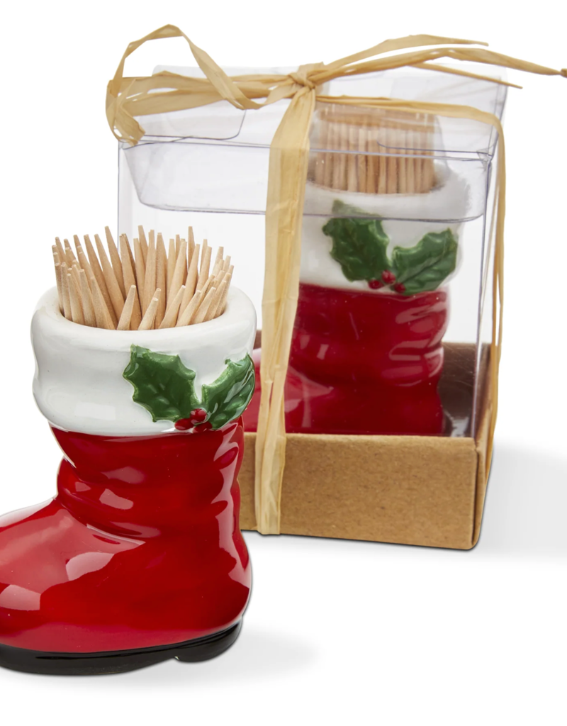 TAG SANTA BOOT TOOTHPICK HOLDER