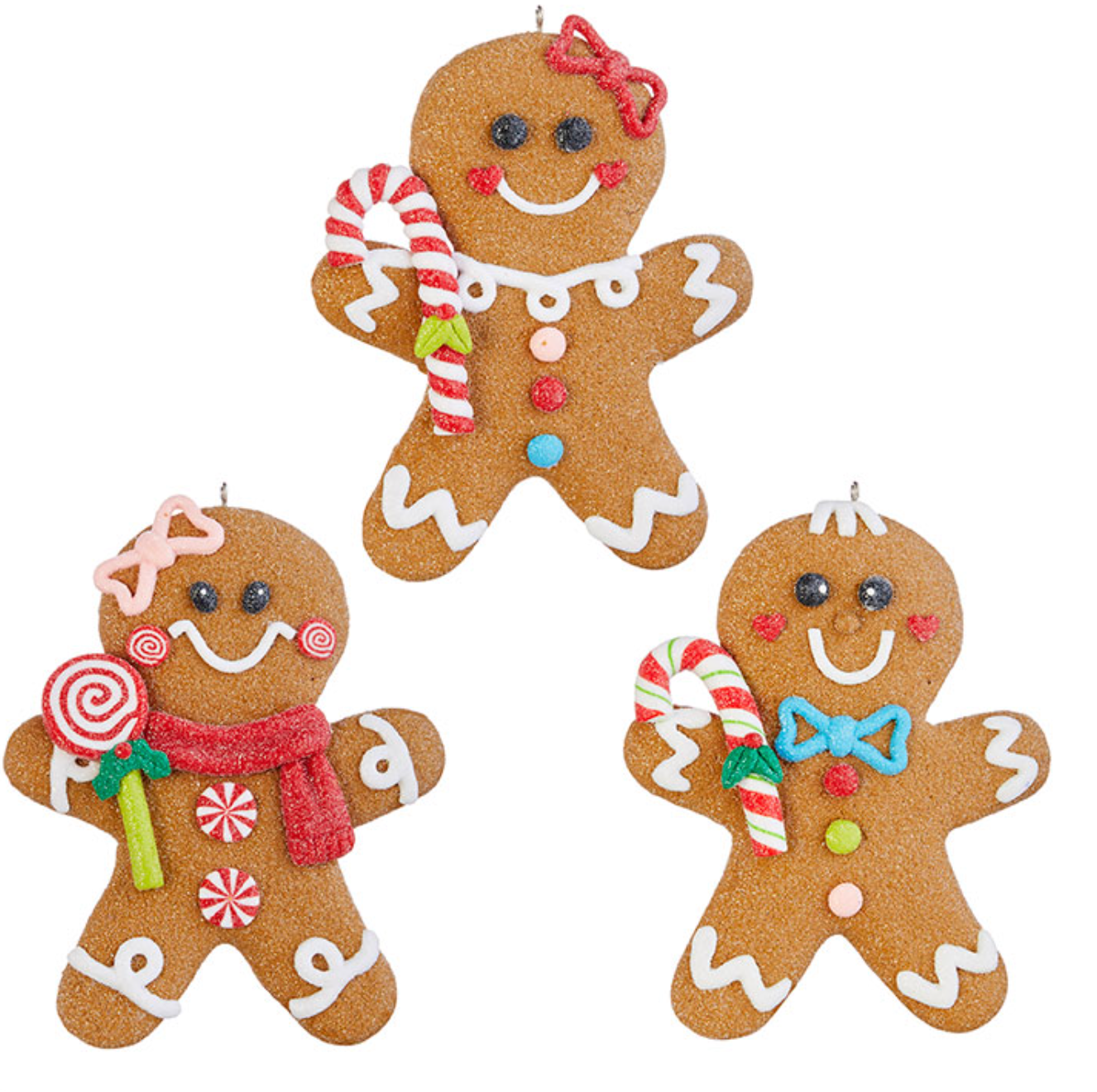 5" GINGERBREAD MAN ORNAMENTS 5" GINGERBREAD MAN ORNAMENTS