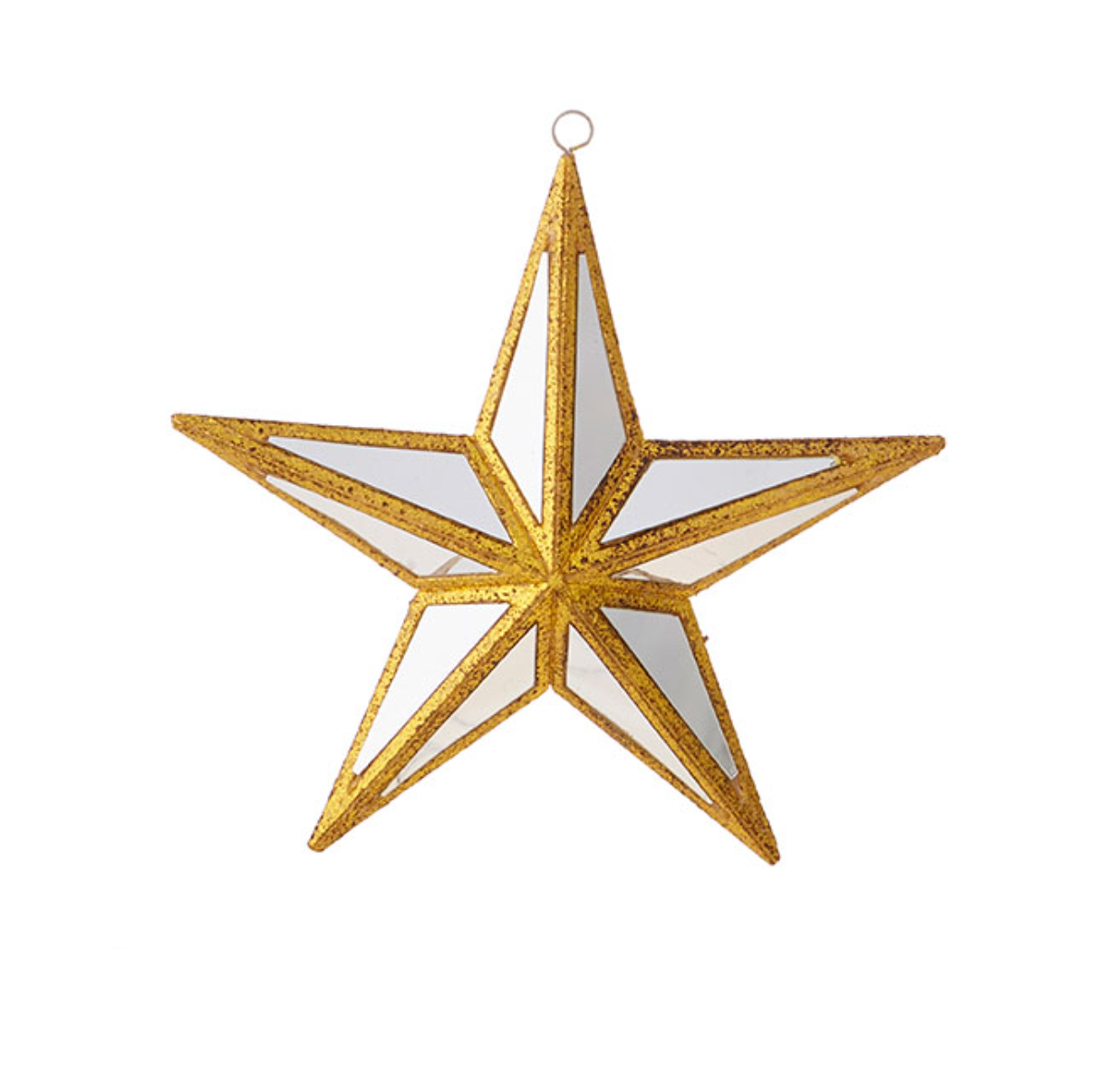 6" MIRRORED STAR ORNAMENT 6" MIRRORED STAR ORNAMENT