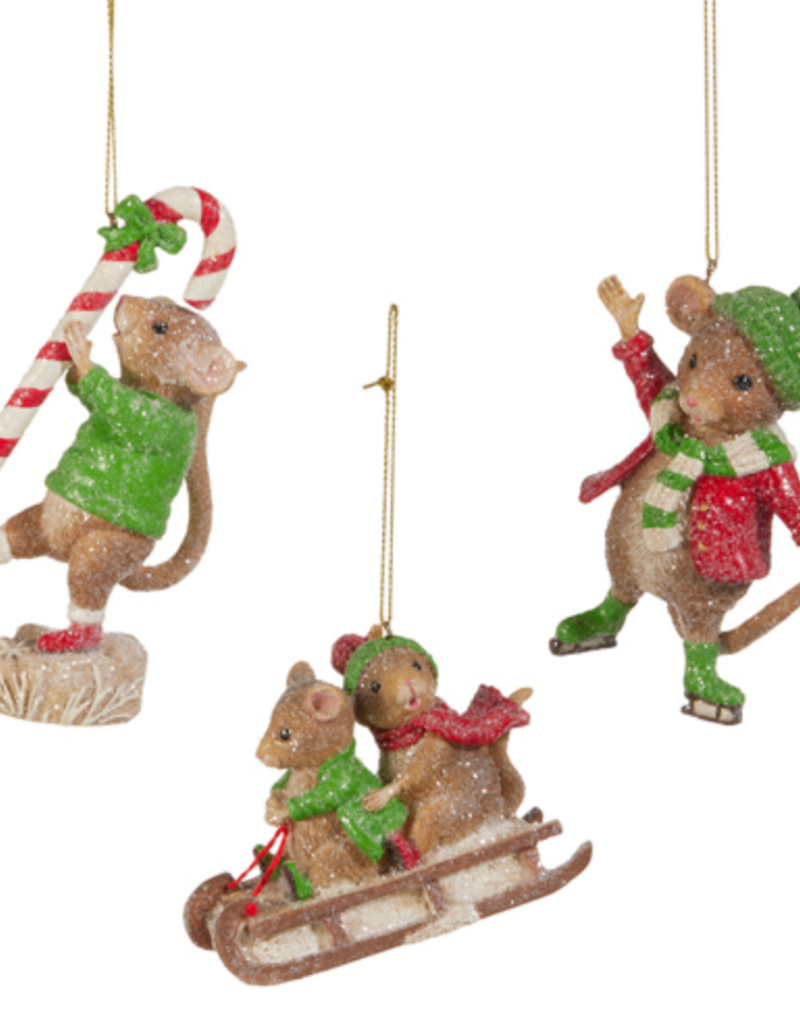 4.5" A VERY MOUSE CHRISTMAS ORNAMENT