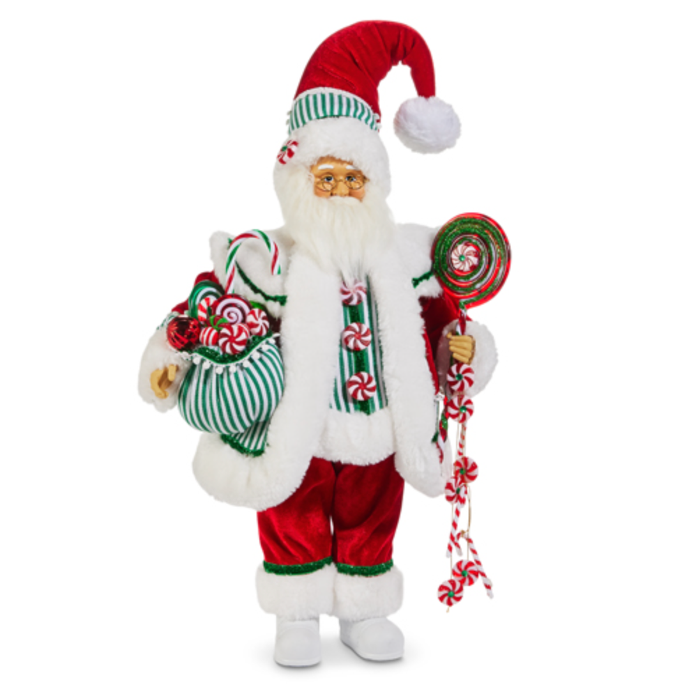 18" PEPPERMINT SANTA 18" PEPPERMINT SANTA