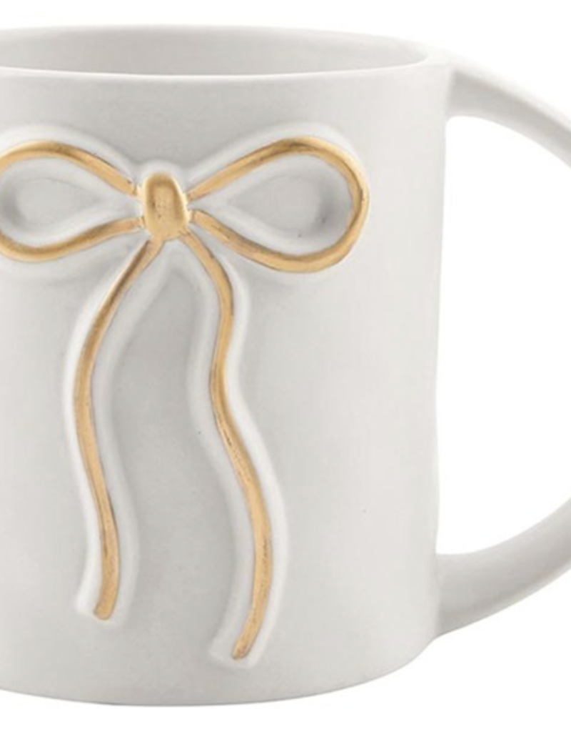 SANTA BARBARA BOW MUG-GOLD