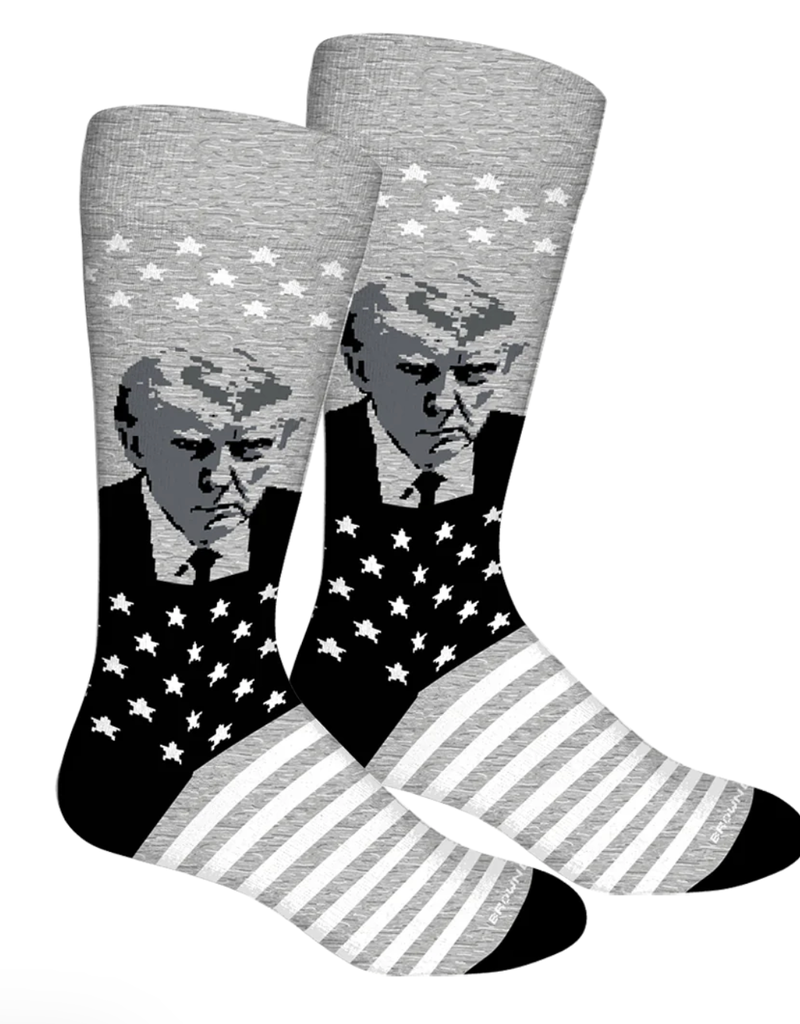 BROWN DOG HOSIERY MUG SHOT-LT GRAY HEATHER