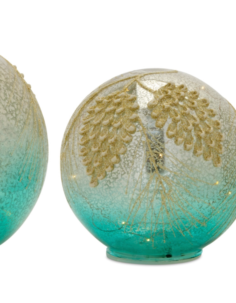 GREEN/GOLD LED GLOBES