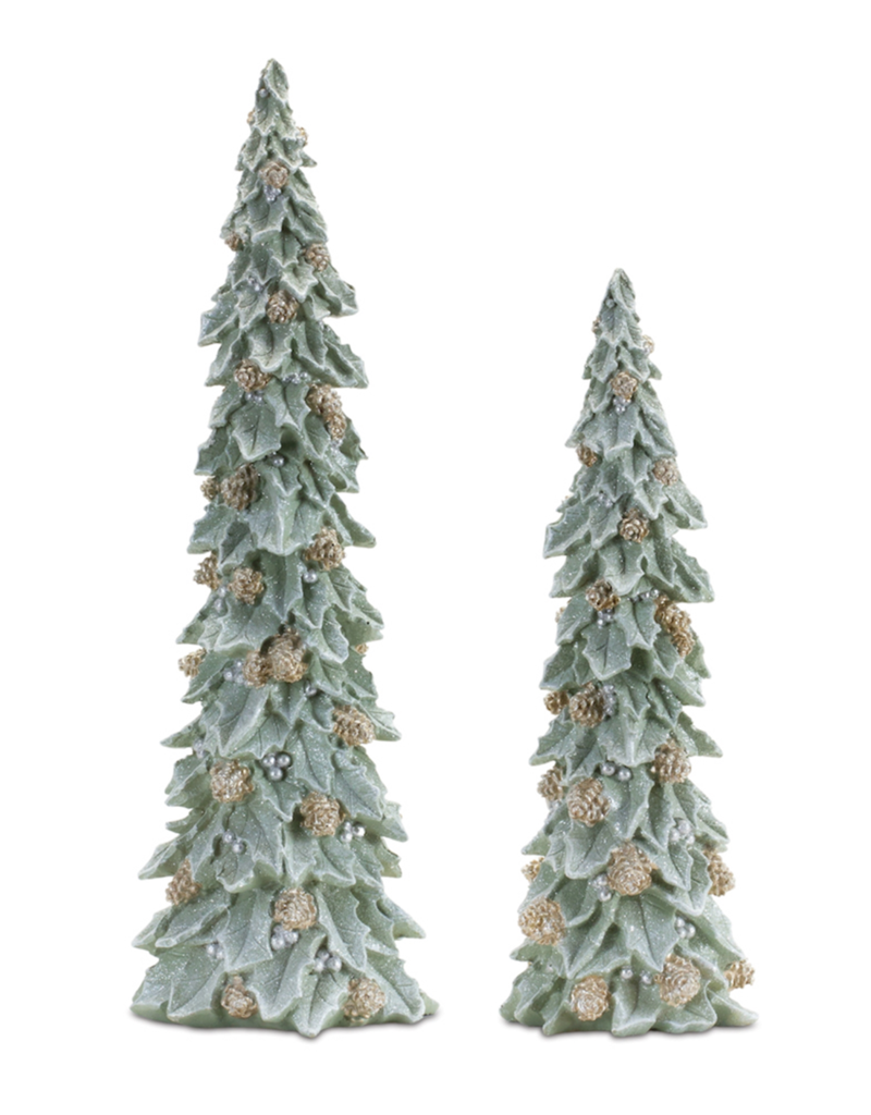 LT GREEN RESIN TREES
