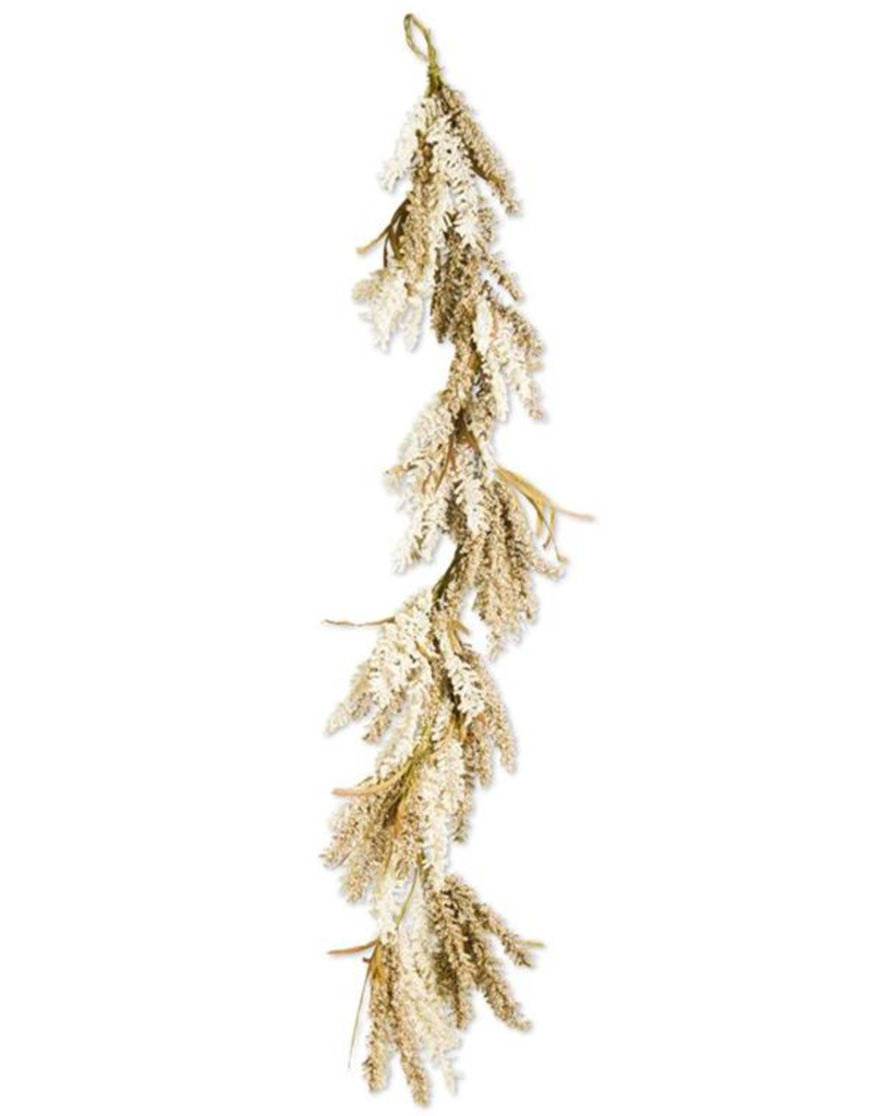 60" CREAM/BROWN HEATHER GARLAND