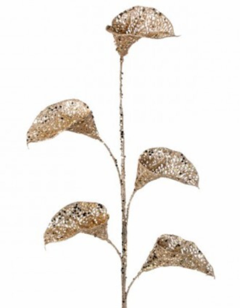 REGENCY INTERNATIONAL METALLIC CHAMPAGNE CALLA LILY SPRAY