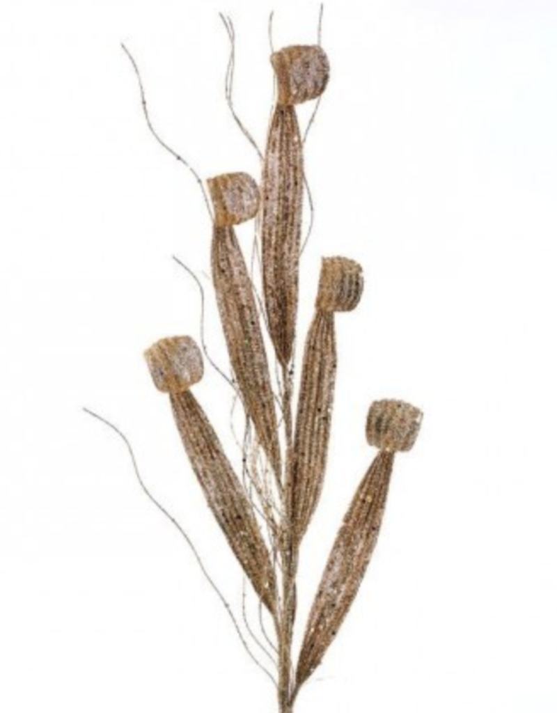 REGENCY INTERNATIONAL CHAMPAGNE GOLD DRAGON LILY SPRAY