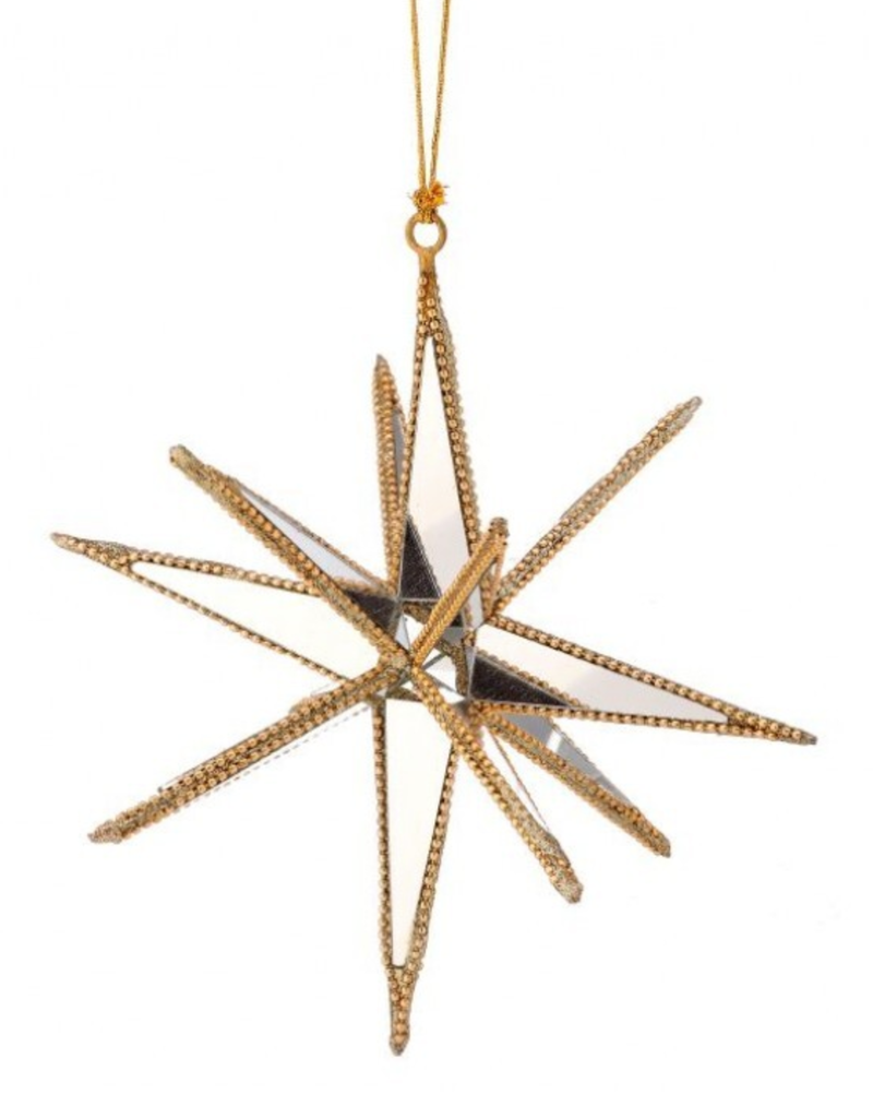 REGENCY INTERNATIONAL GLITTER MIRROR STARDUST ORNAMENT